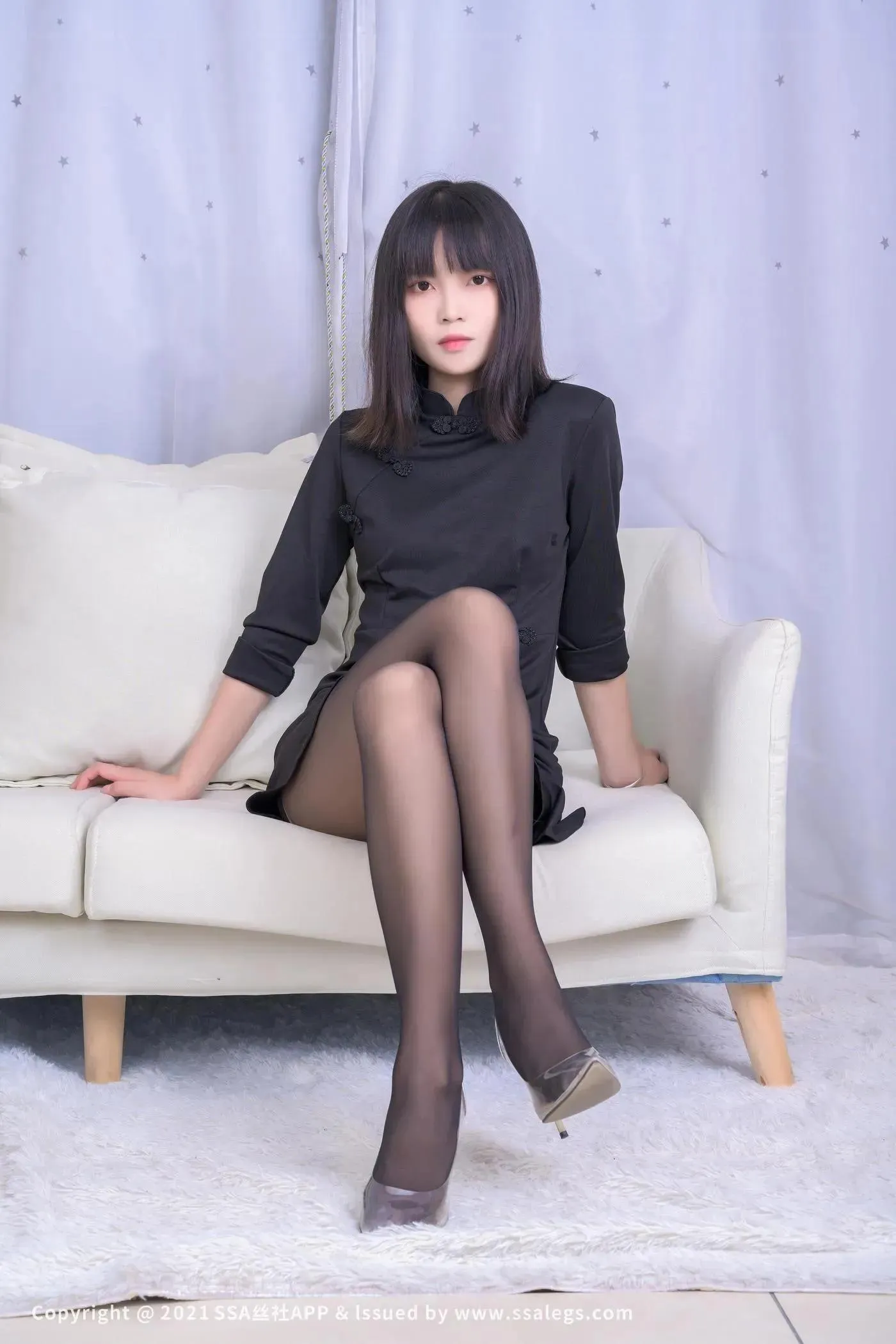 [SSA丝社]超清写真 NO.726 腿模丹丹的黑丝美腿（上） [74P]插图1